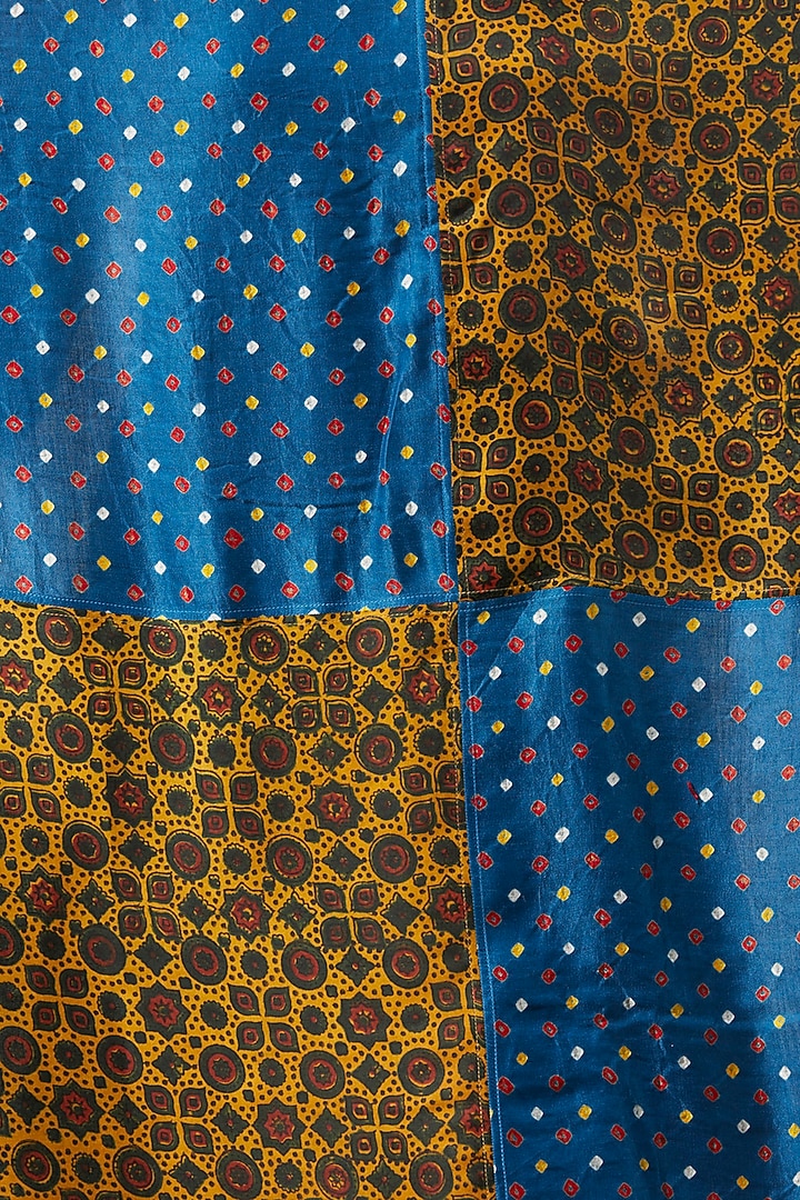 Multi-Colored Embroidered & Printed Stole by Niiyaa at Pernia's Pop Up Shop