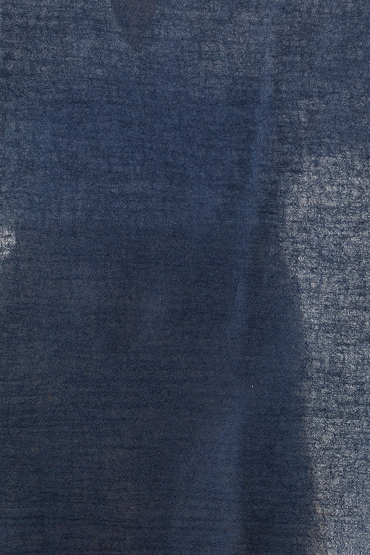 Blue Embroidered Stole by Niiyaa at Pernia's Pop Up Shop