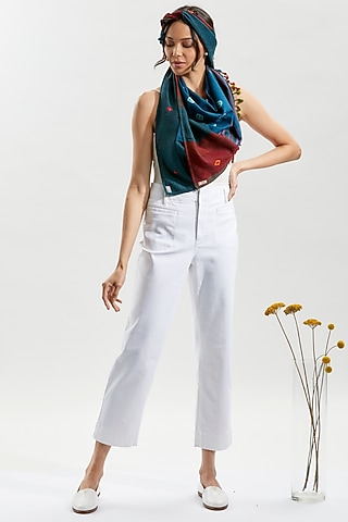 Multi-Coloured Wool Stole by Niiyaa