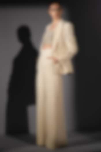 White Tulle Corset by Nikita Mhaisalkar at Pernia's Pop Up Shop