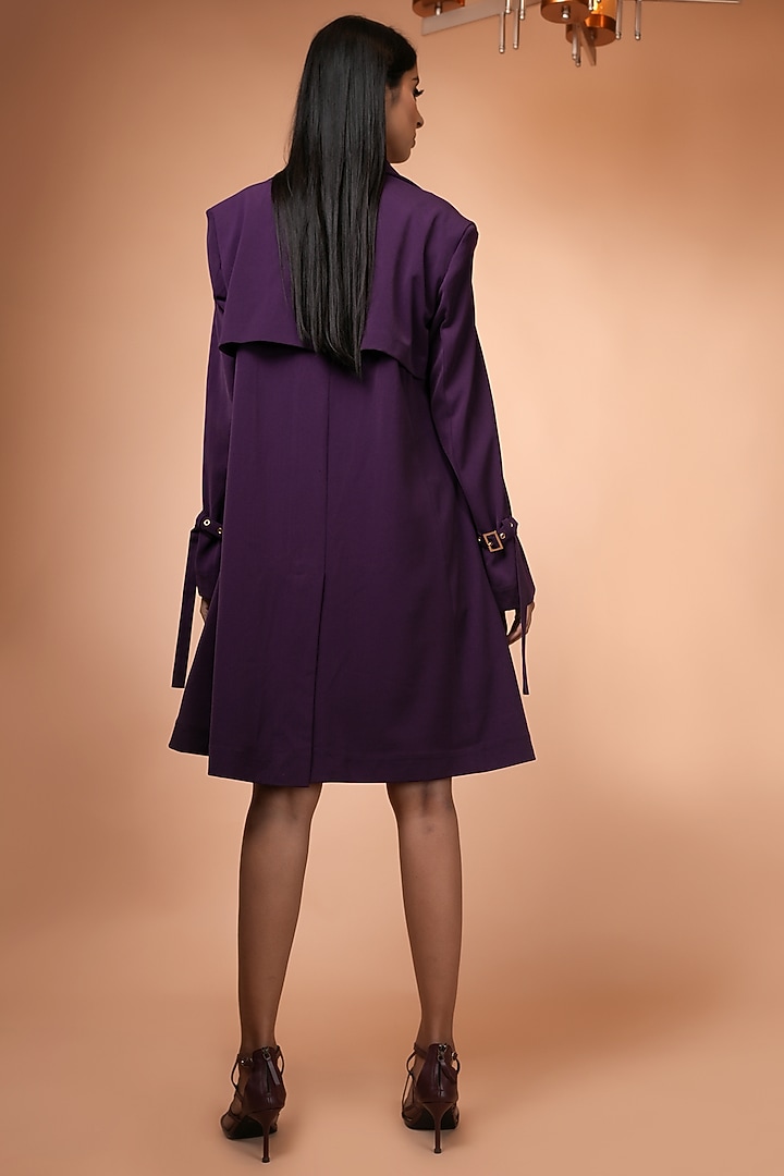 Aubergine Purple Co-Ord Set by Nikita Mhaisalkar at Pernia's Pop Up Shop