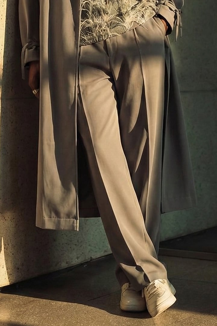 Jade Oyster Luxe Suiting Pant Set by Nikita Mhaisalkar Men at Pernia's Pop Up Shop