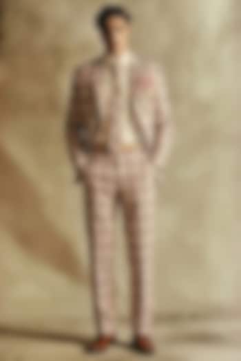 Ivory Pure Silk Wedding Shirt by Nikita Mhaisalkar Men at Pernia's Pop Up Shop