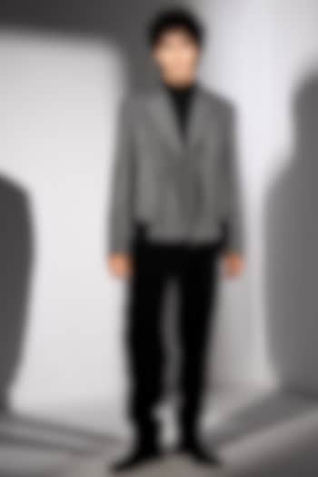 Black Corduroy Pants by Nikita Mhaisalkar Men at Pernia's Pop Up Shop