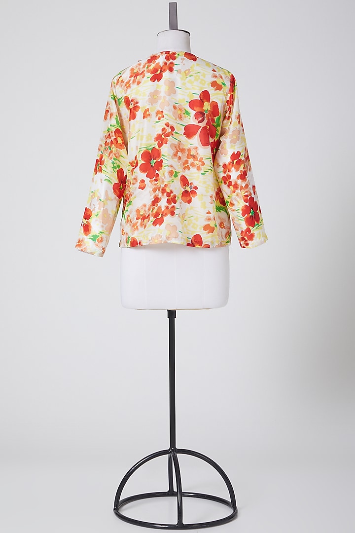 Multi Colored Printed Shirt by Nineteen89 By Divya Bagri at Pernia's Pop Up Shop