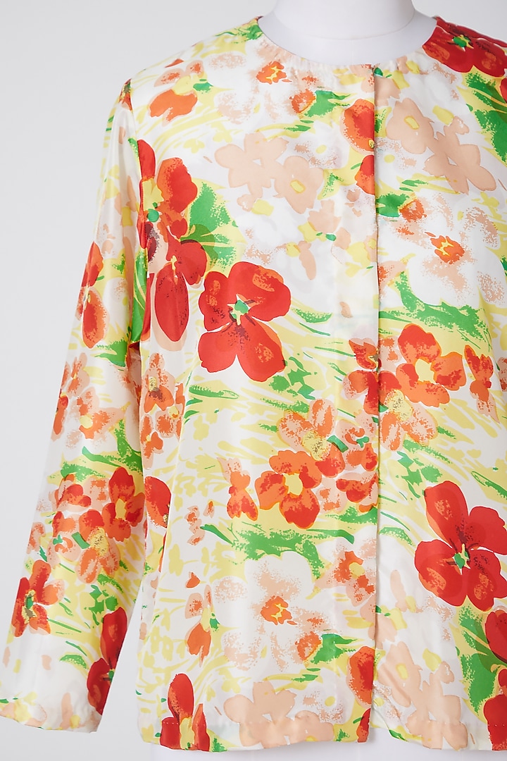 Multi Colored Printed Shirt by Nineteen89 By Divya Bagri at Pernia's Pop Up Shop