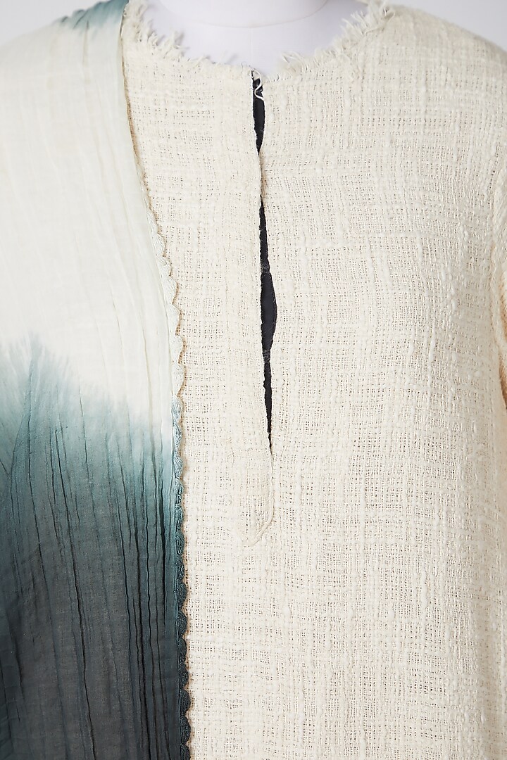 White Embroidered Kurta Set by Nineteen89 By Divya Bagri at Pernia's Pop Up Shop