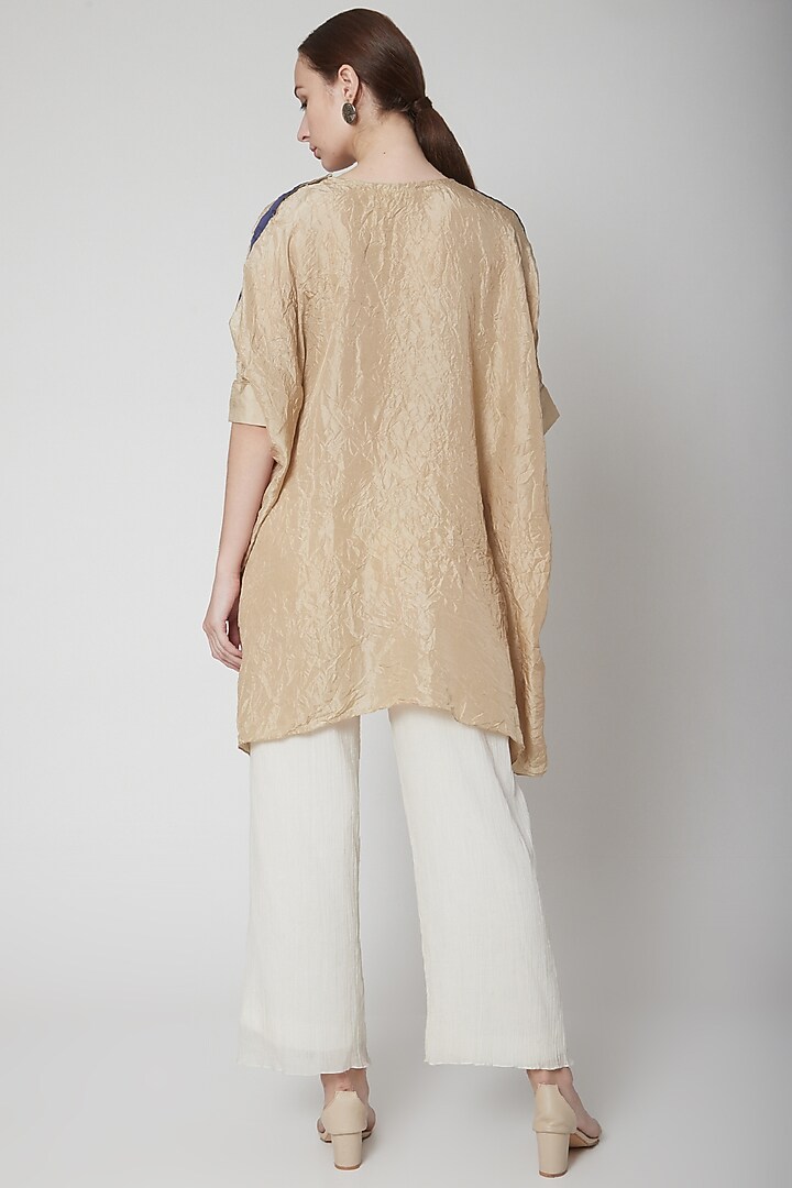 Beige Embroidered Kurta With Pants by Nineteen89 by Divya Bagri at Pernia's Pop Up Shop