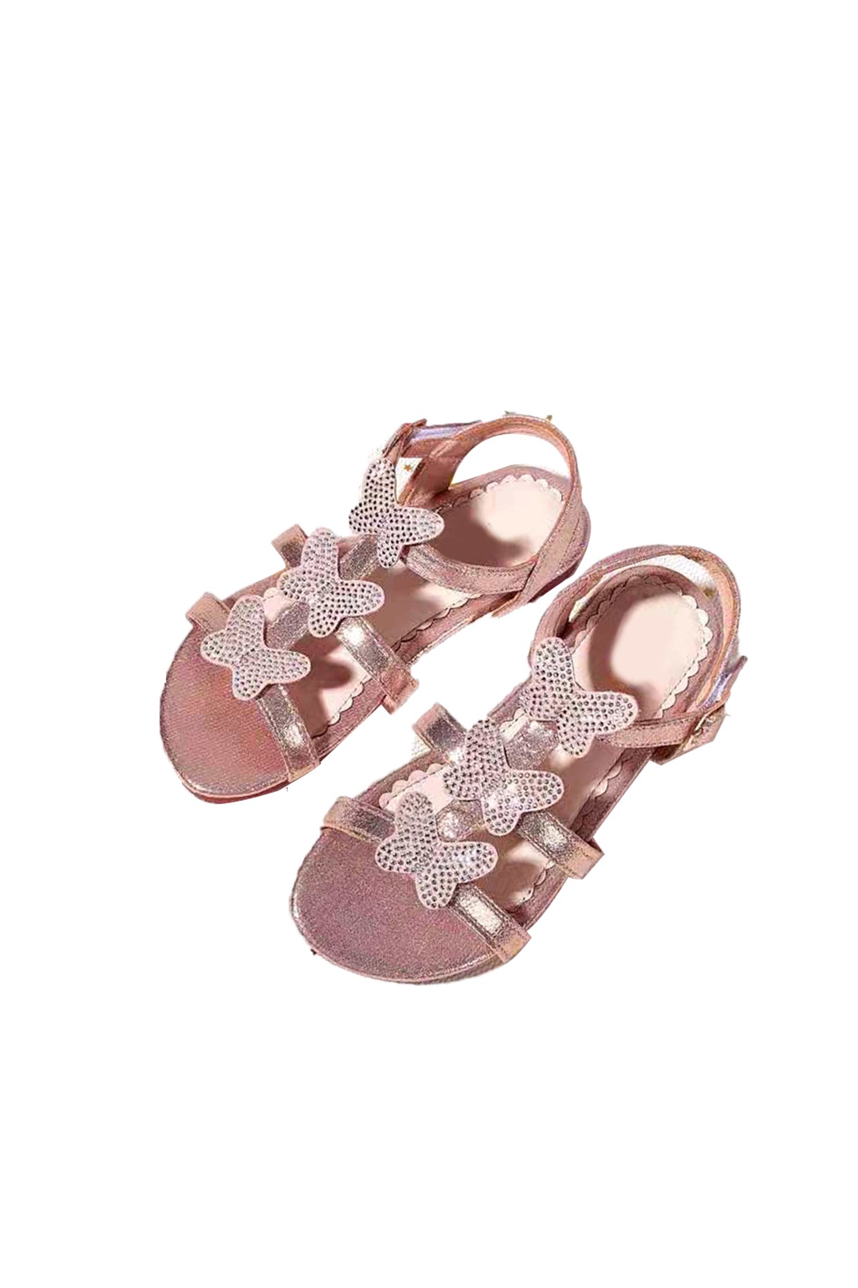 Girls best sale studded sandals