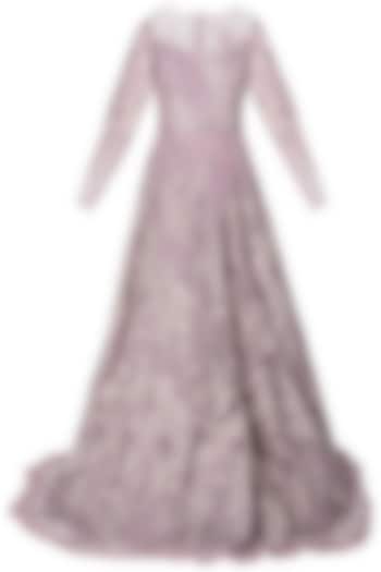 Rose pink embroidered gown available only at Pernia's Pop Up Shop.