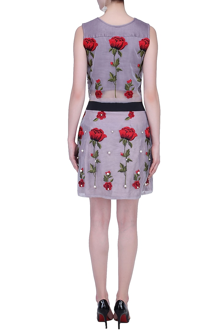 Lavender valentine embroidered twin set available only at Pernia's Pop Up Shop.