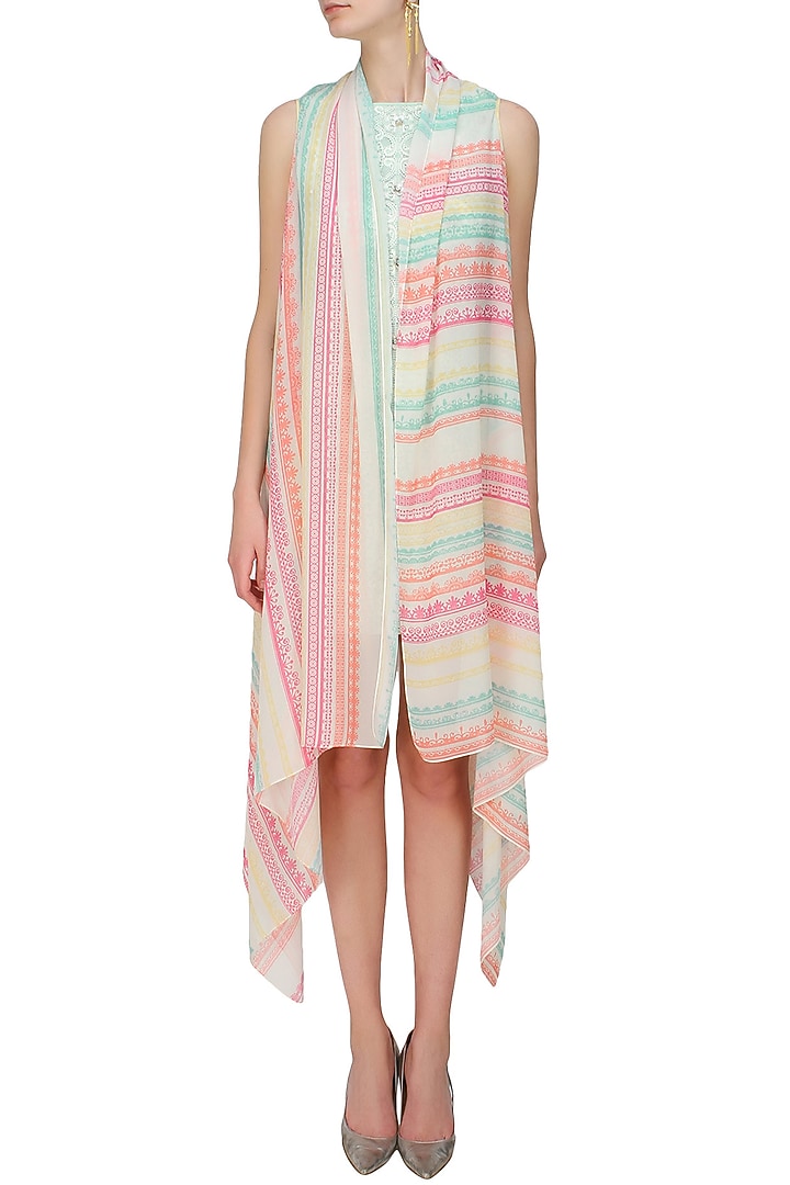 Pink printed wrap jacket available only at Pernia's Pop Up Shop.