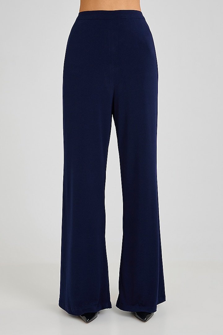 Navy Jersey Co-Ord Set by Namrata Joshipura at Pernia's Pop Up Shop