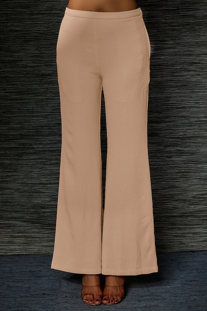 Powder Pink Crepe Embellished Co-Ord Set by Namrata Joshipura at Pernia's Pop Up Shop