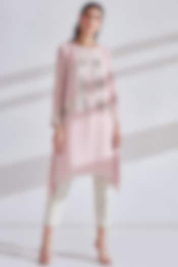 Lily Pink Embellished Tunic by Namrata Joshipura at Pernia's Pop Up Shop
