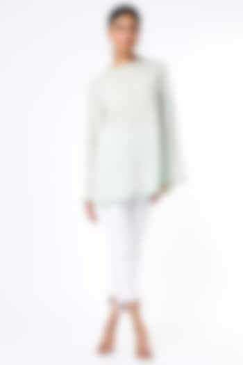 Mint Georgette Tunic With Inner by Namrata Joshipura at Pernia's Pop Up Shop