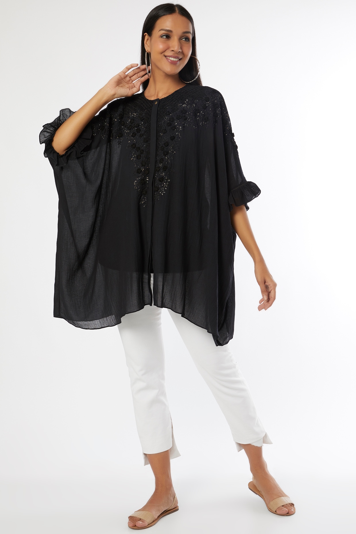 Cotton kaftan outlet tops