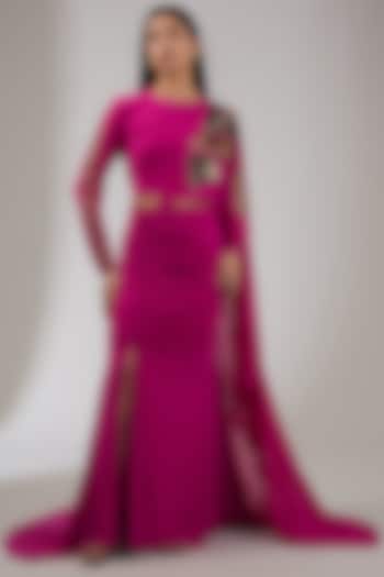 Ruby Rush Jersey Skirt Set by Namrata Joshipura at Pernia's Pop Up Shop