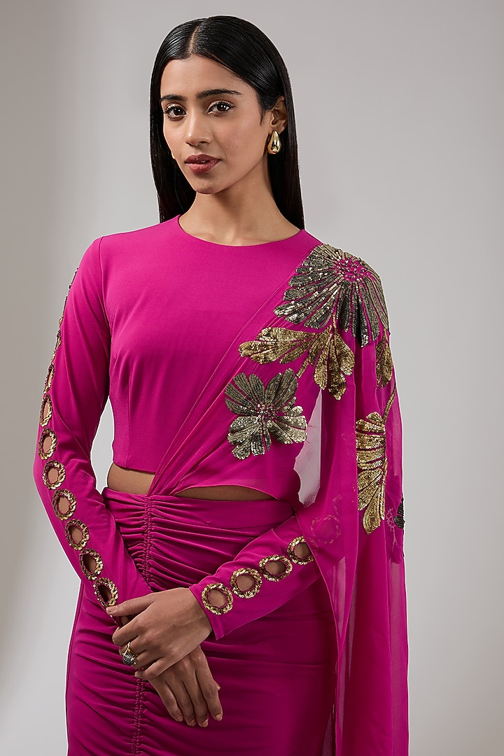 Ruby Rush Jersey Skirt Set by Namrata Joshipura at Pernia's Pop Up Shop