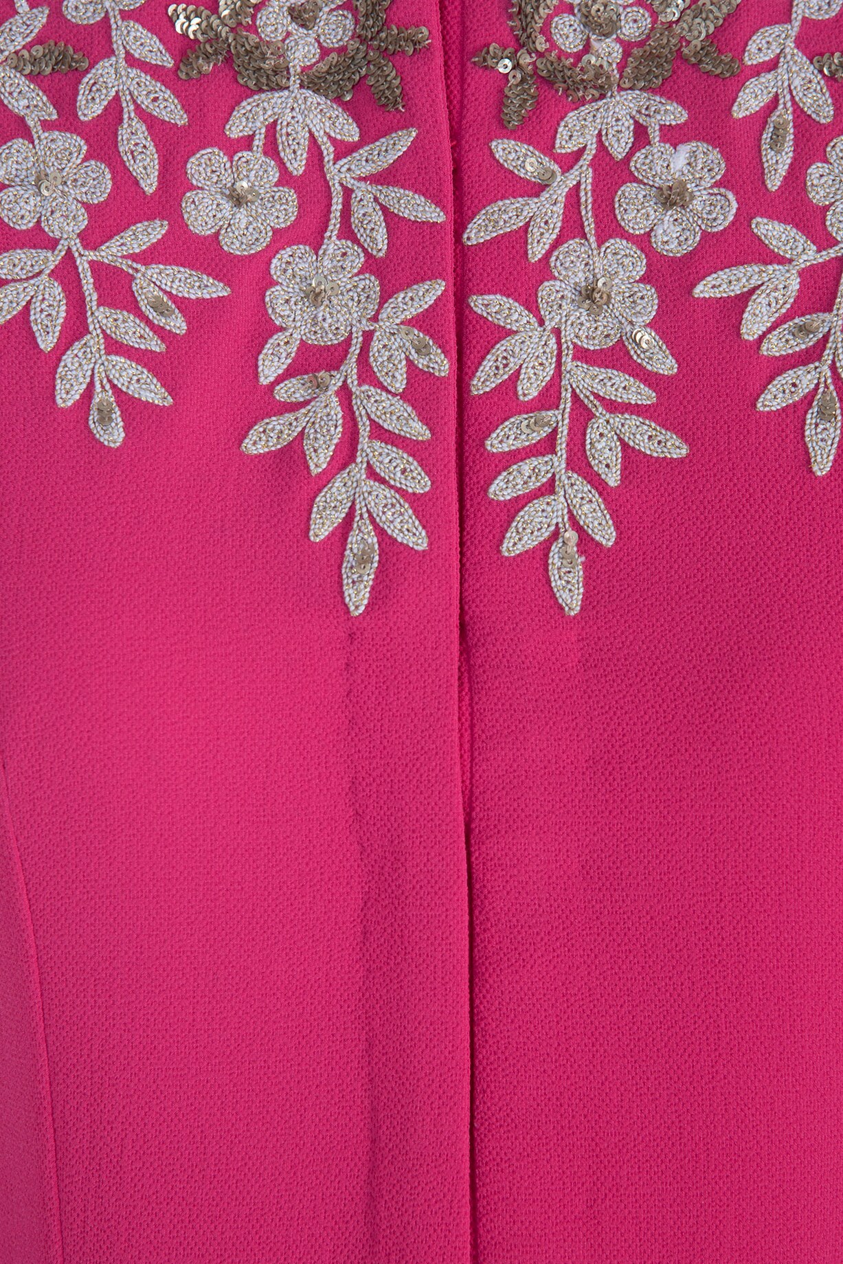 Dahna Pima Satin Fuschia Kurta Set