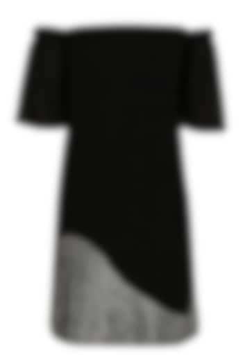 Black gypsy off shoulder dress available only at Pernia's Pop Up Shop.