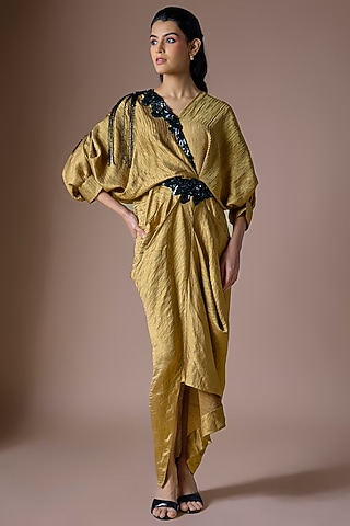 Buy Gold Dress for Women Online from India's Luxury Designers 2026