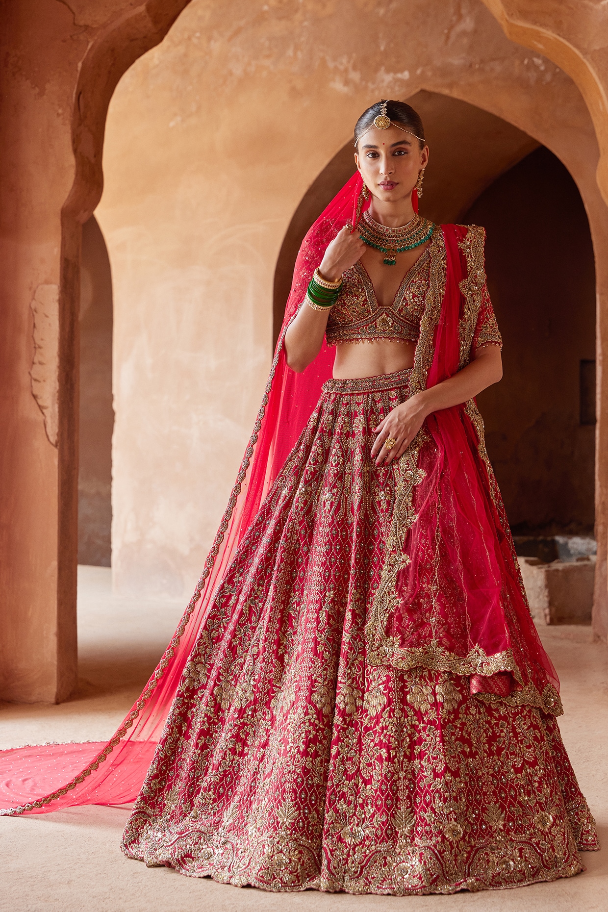 Annu Patel - This gorgeous bridal lehenga in the shade of... | Facebook