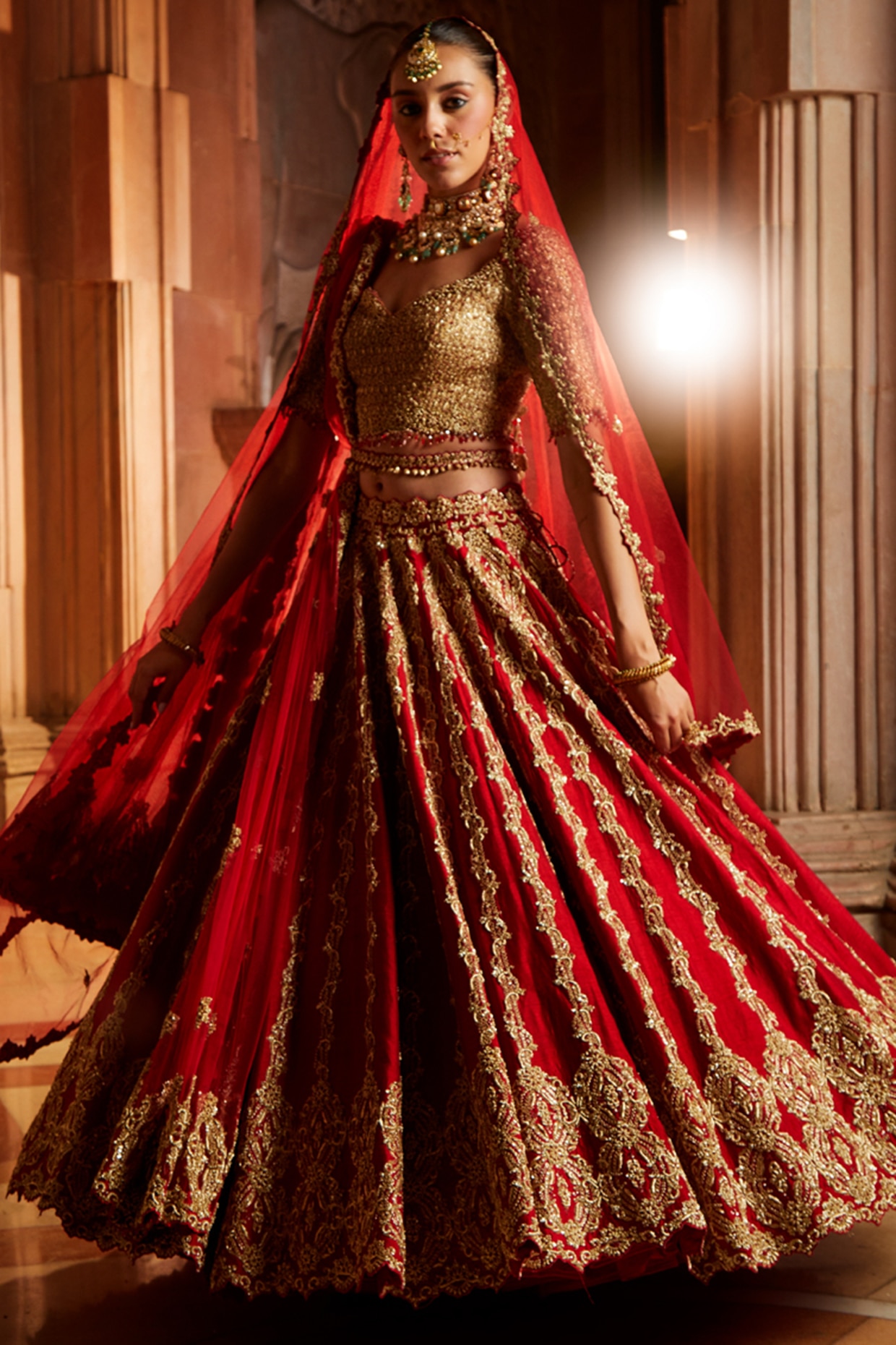 19 lovely Bride and Groom dress combinations | Stylebees.com | Groom dress, Red  lehenga, Nice dresses