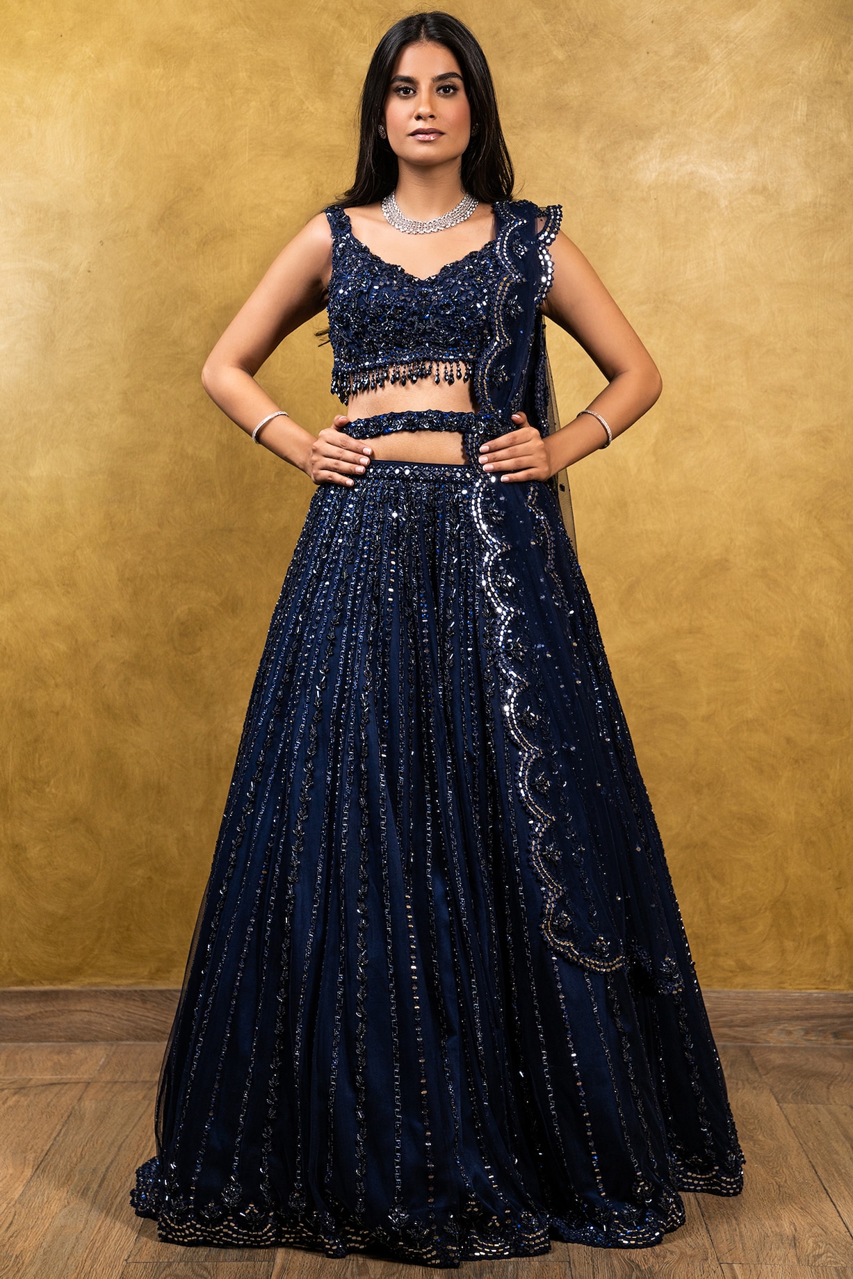 Ball Gown Jewellery Set For Gown JN31_18k Gold Jewellery Set