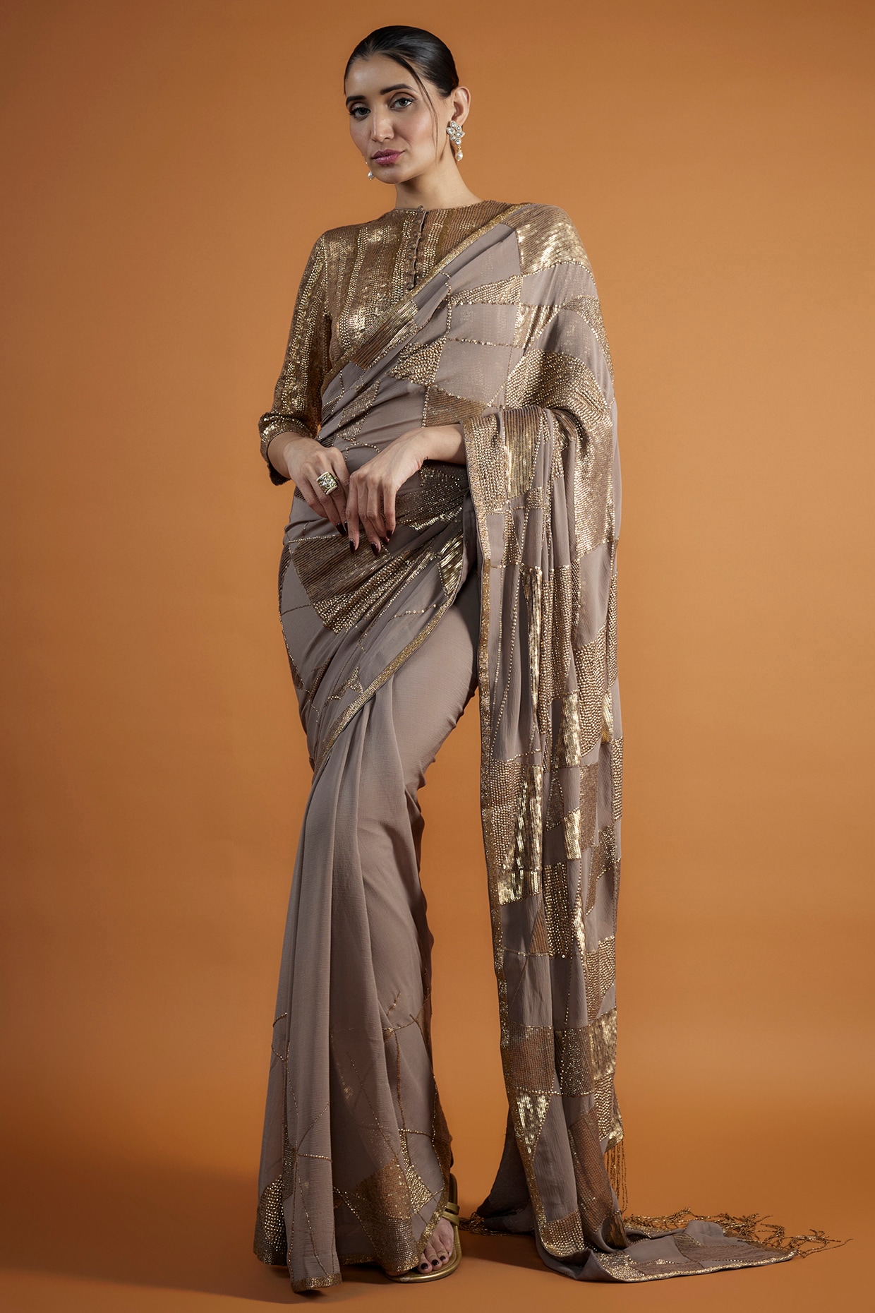Georgette Sarees (जारजेट साडी ) | Pure Banarasi Georgette Sarees Online