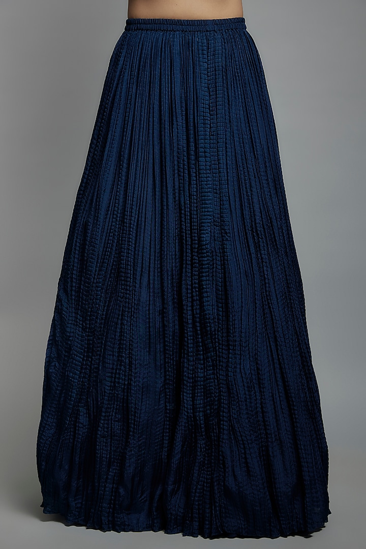 Blue Sequins Embroidered Jacket Set by Nakul Sen at Pernia's Pop Up Shop
