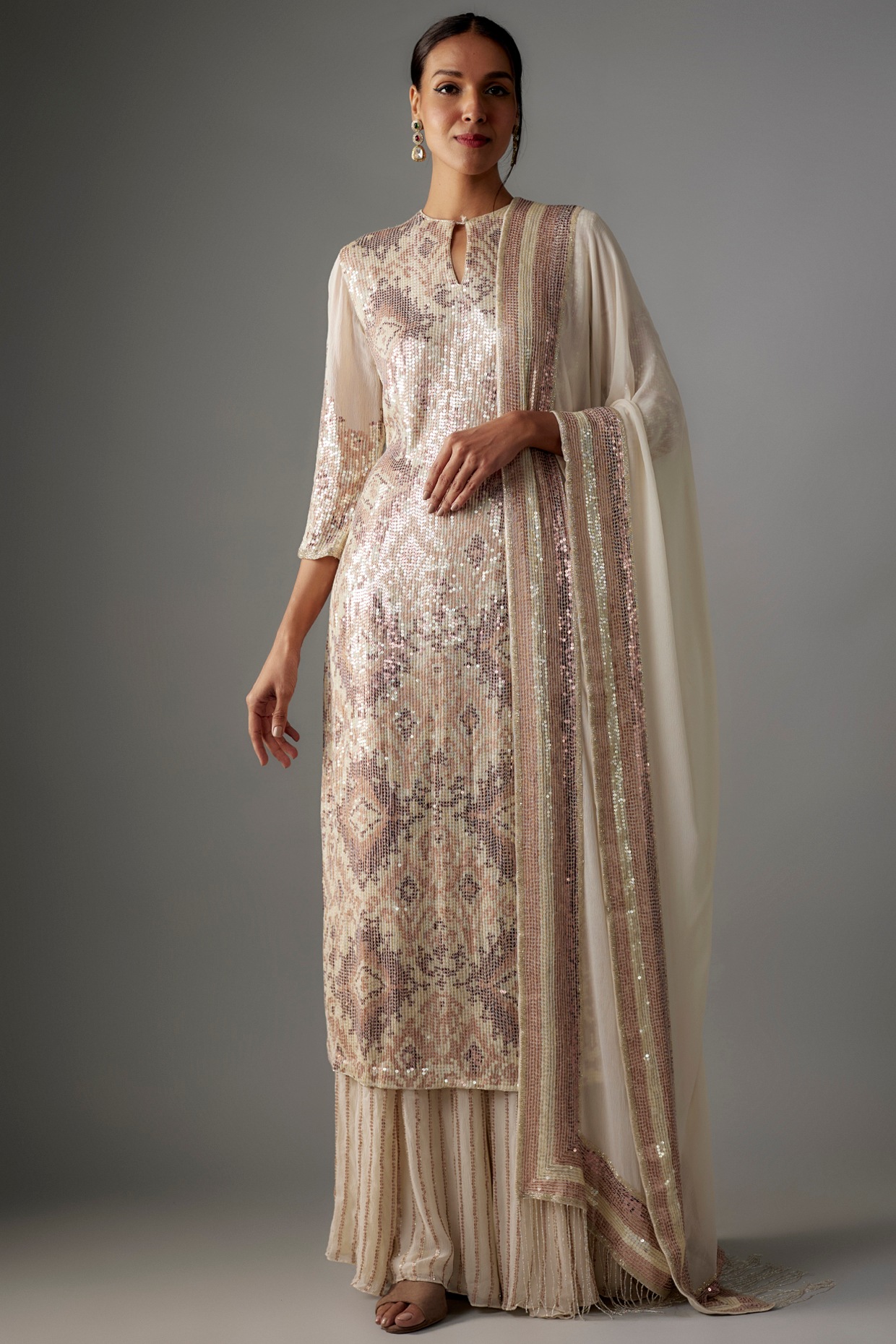 Wanna Malhaar Fancy Festive Wear Designer Kurti With Sharara And Dupatta  Collection - The Ethnic World
