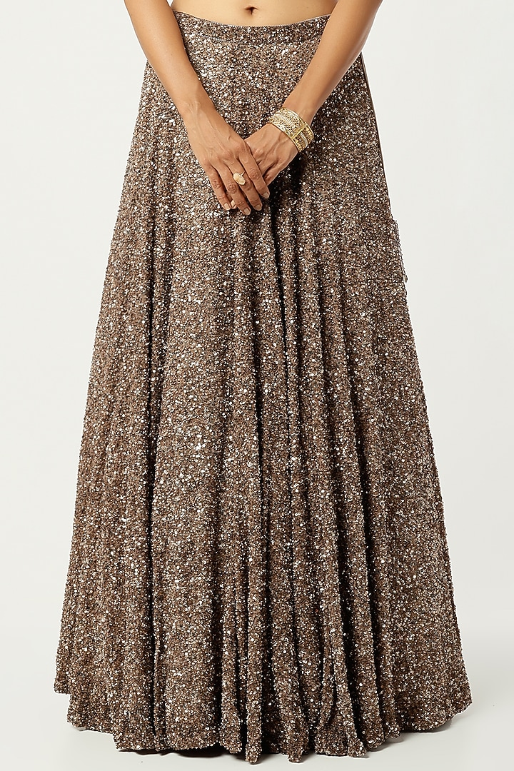 Mouse Embroidered Bridal Lehenga Set by Nakul Sen at Pernia's Pop Up Shop