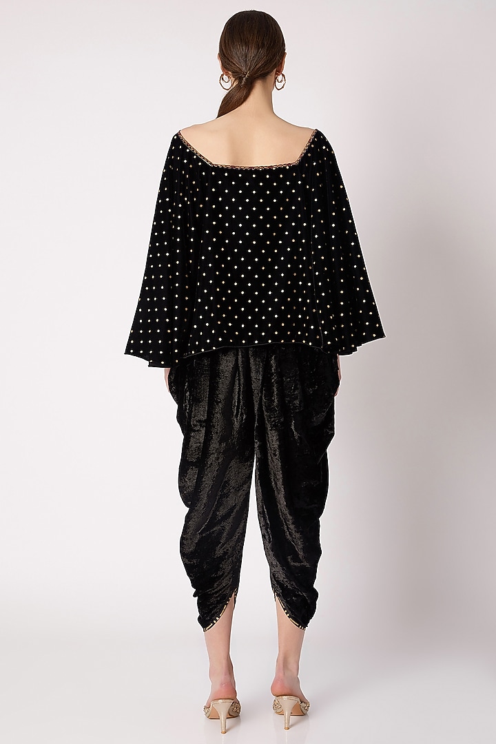 Black & Gold Printed Top by Nikasha at Pernia's Pop Up Shop