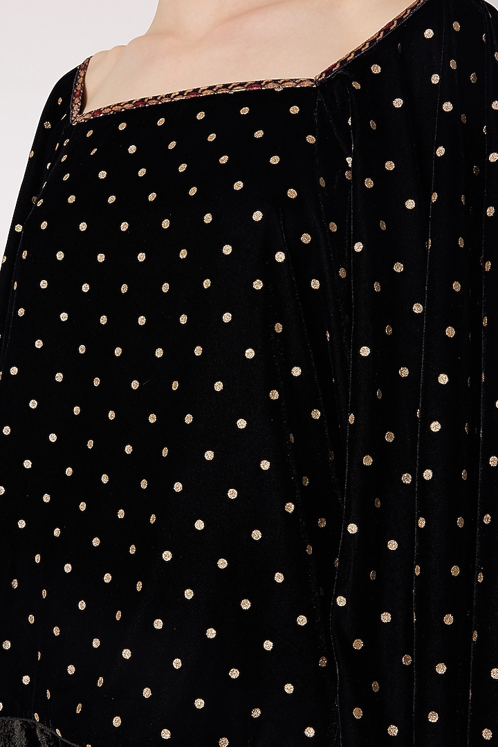 Black & Gold Printed Top by Nikasha at Pernia's Pop Up Shop