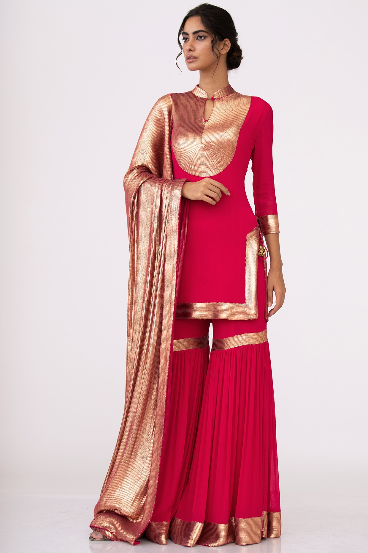 Designer Green Georgette Lehenga Suit/ Eid Lehenga Suit / Heavy Sharara  Suit - Etsy | Indian wedding outfits, Indian fashion dresses, Indian  designer outfits