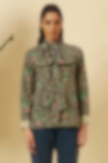 Multi-Colored Cotton Leopard Printed Top by Nikasha at Pernia's Pop Up Shop