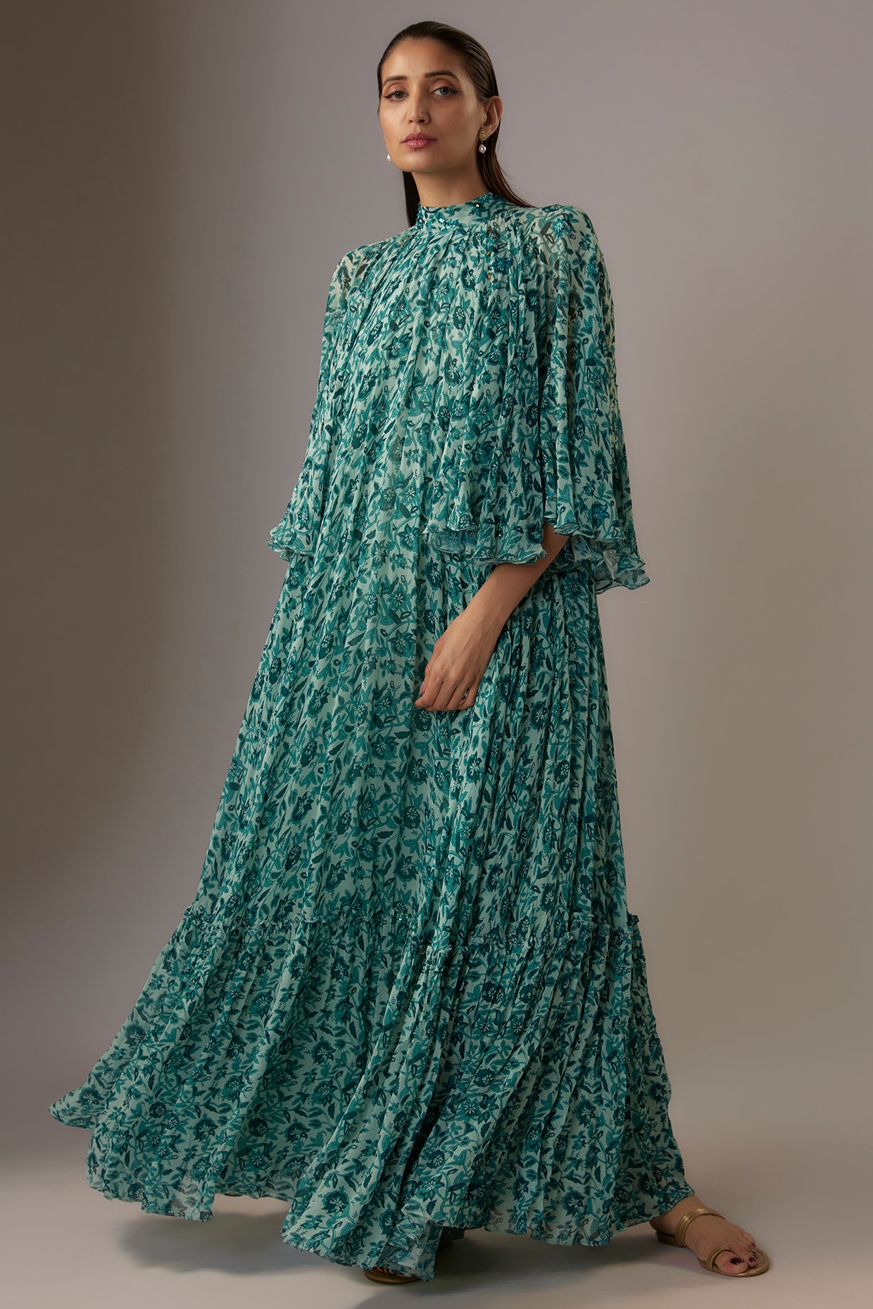 Poncho clearance gown online