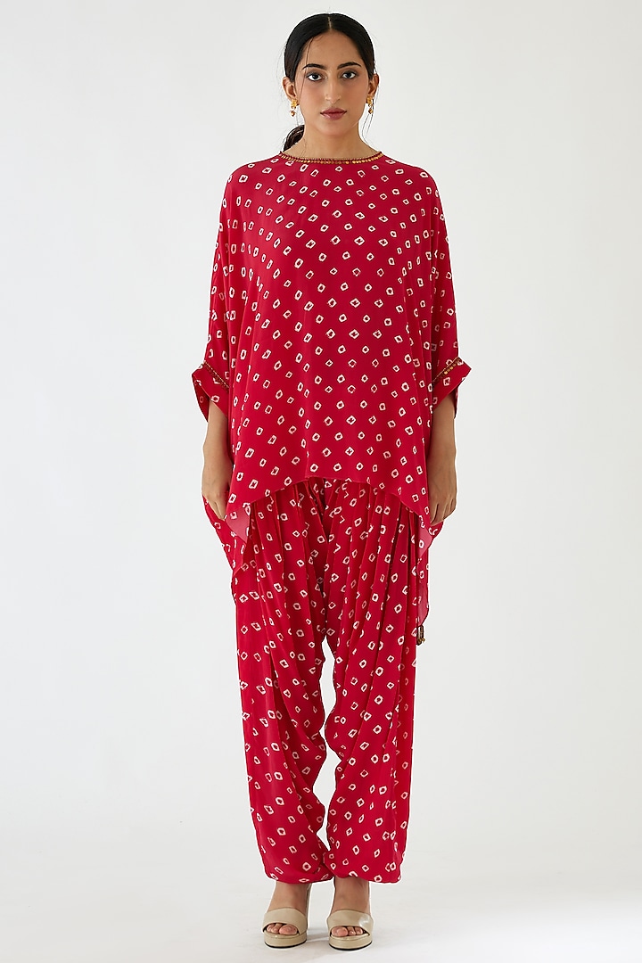 Rani Pink Printed Tunic Set by Nikasha at Pernia's Pop Up Shop