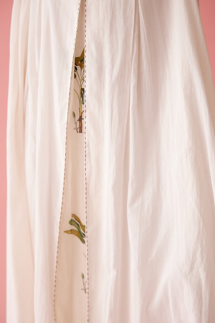 Cream Cotton A-Line Maxi Vacation Dress by Nikasha at Pernia's Pop Up Shop