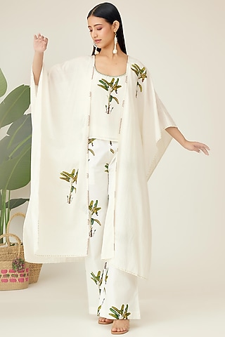 Off-White Printed Dress by Nikasha