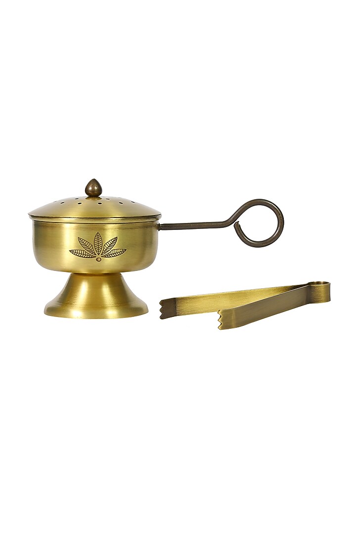 Antique Gold Nakshikathaa Fumer by Nakshikathaa at Pernia's Pop Up Shop