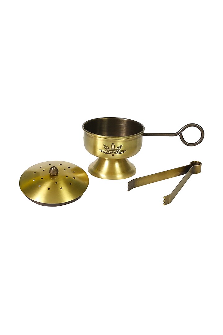 Antique Gold Nakshikathaa Fumer by Nakshikathaa at Pernia's Pop Up Shop