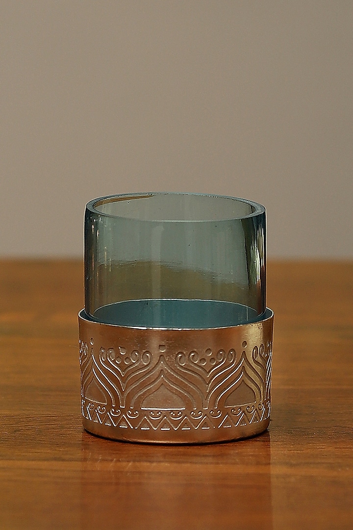 Silver Plated Votives Set by Nakshikathaa