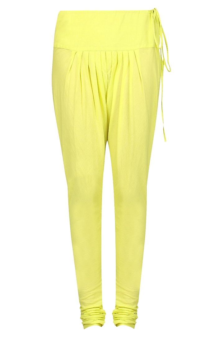 Lime green printed kurta set available only at Pernia's Pop Up Shop.