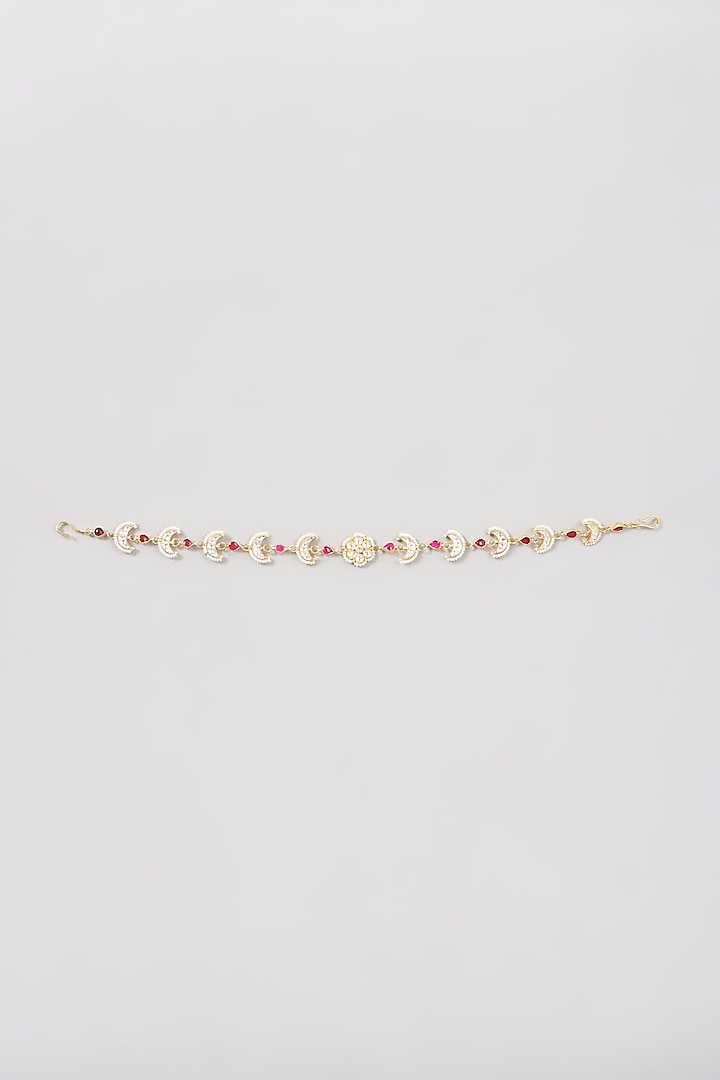 Micro Gold Finish Kundan Sheeshphool by Namasya at Pernia's Pop Up Shop