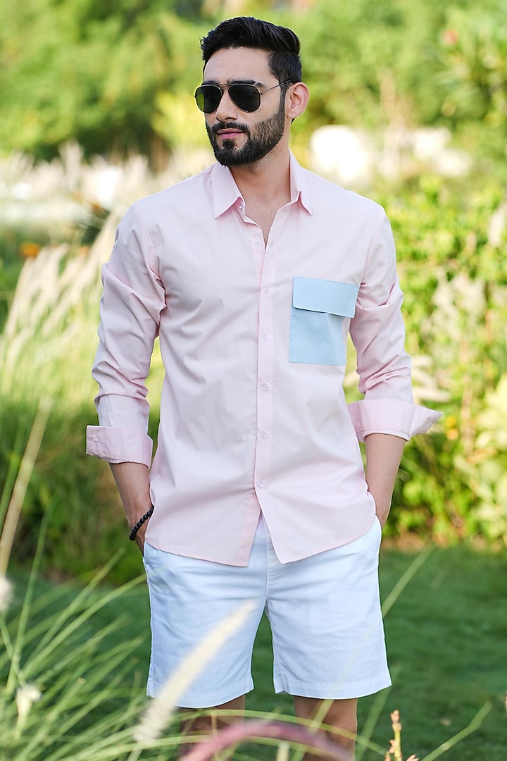 Pink Cotton Shirt by Niloufer by Aasif Ally at Pernia's Pop Up Shop