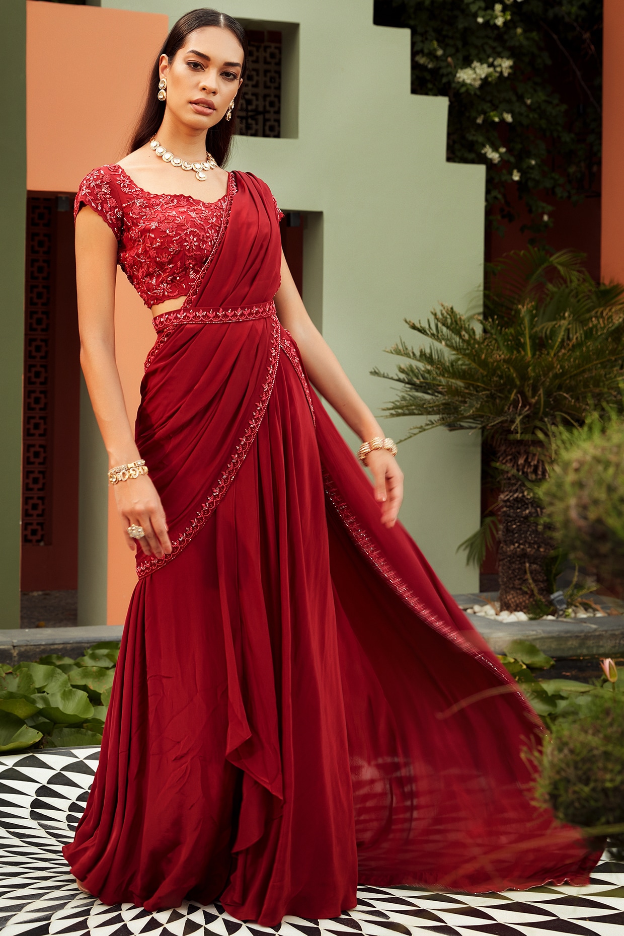 Saree prom on sale