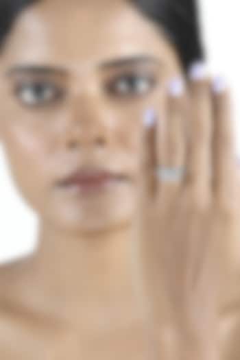 18kt Yellow Gold Finish Round-Shaped Diamond Ring by Nornament at Pernia's Pop Up Shop