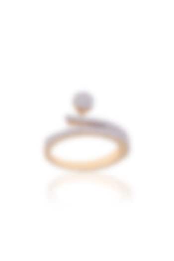 Gold Plated Diamond Ring by Notandas Jewellers
